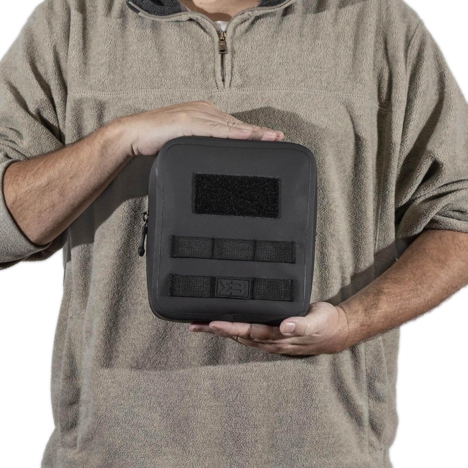 SealBags Large Waterproof Tactical MOLLE Pouch, durable, submergible design for hiking and camping.