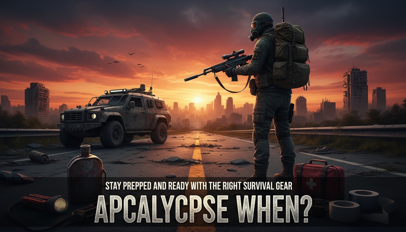 Apocalypse When? Stay Prepped and Ready with the Right Survival Gear