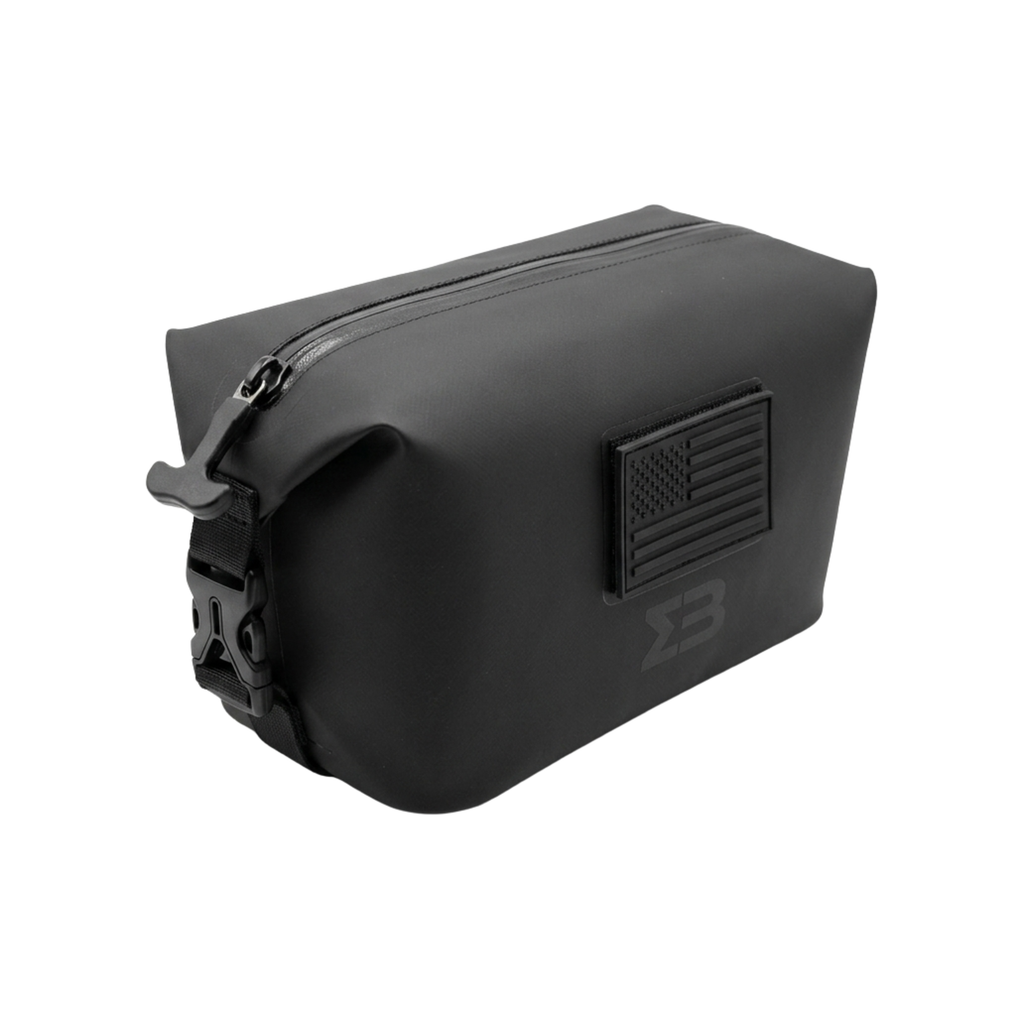 Toiletry Kit Bag IPX67 Leak Proof with Dual Side Clips