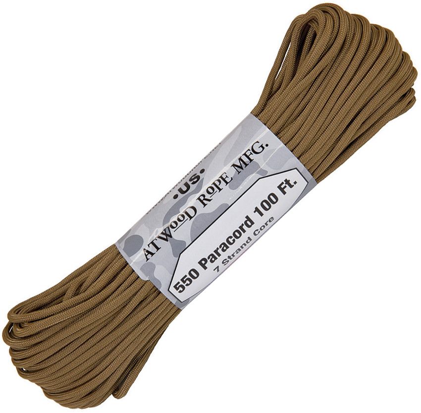 550 Paracord - Coyote 100ft
