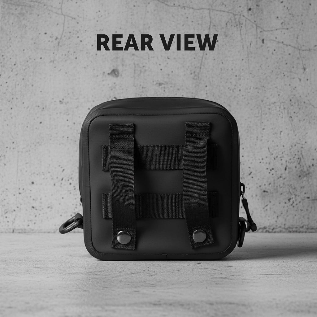 SealBags Small Water Resistant Tactical MOLLE Pouch for Hiking, Tools and Camping Gear. Durable Thermoplastic Design and Molle Compatible with Backpacks, Tactical Belts, Waist Bags and More